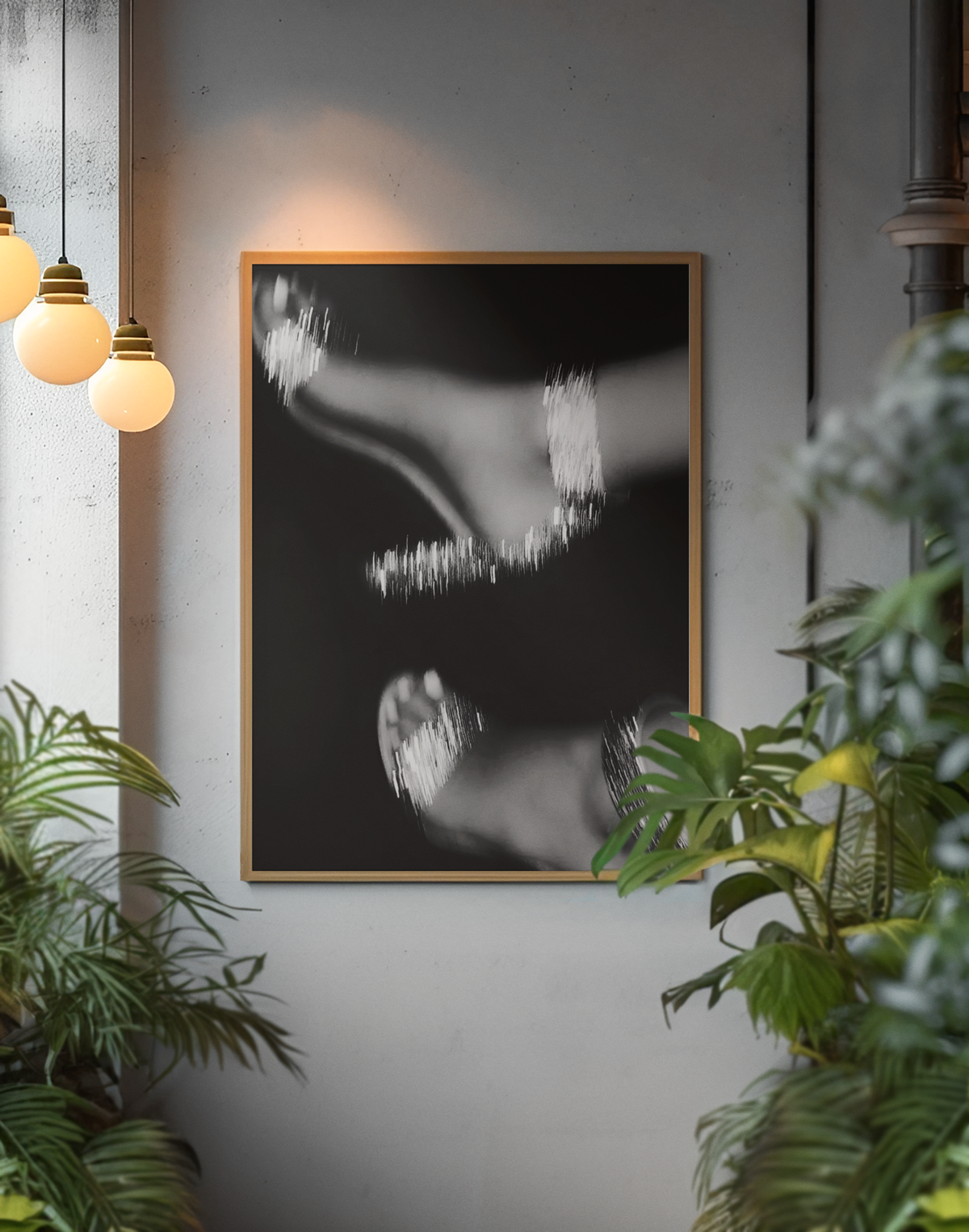 Minimalistic Sparkling Heels Illustration Wall Art | Timeless Fashion Girly Black & White Room Print