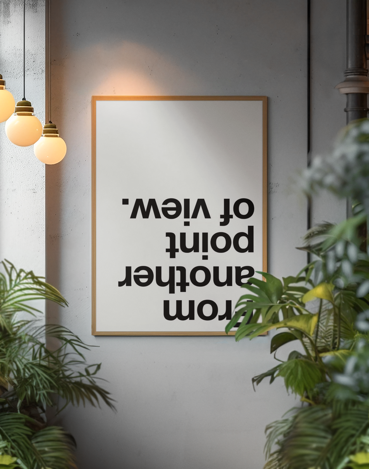 From Another Point Of View Expression Room Poster | Aesthetic Fashion Living Room Decor