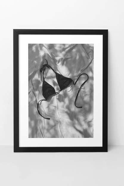 Loose Coastal Bikini Top Beach Wall Art | Timeless Gift For Her Summer Aesthetics Decor